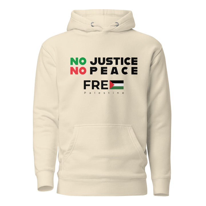 No Justice No Peace - Men’s Hoodie, Cotton Heritage M2580 I Unisex Premium Pullover Hoodie Bone