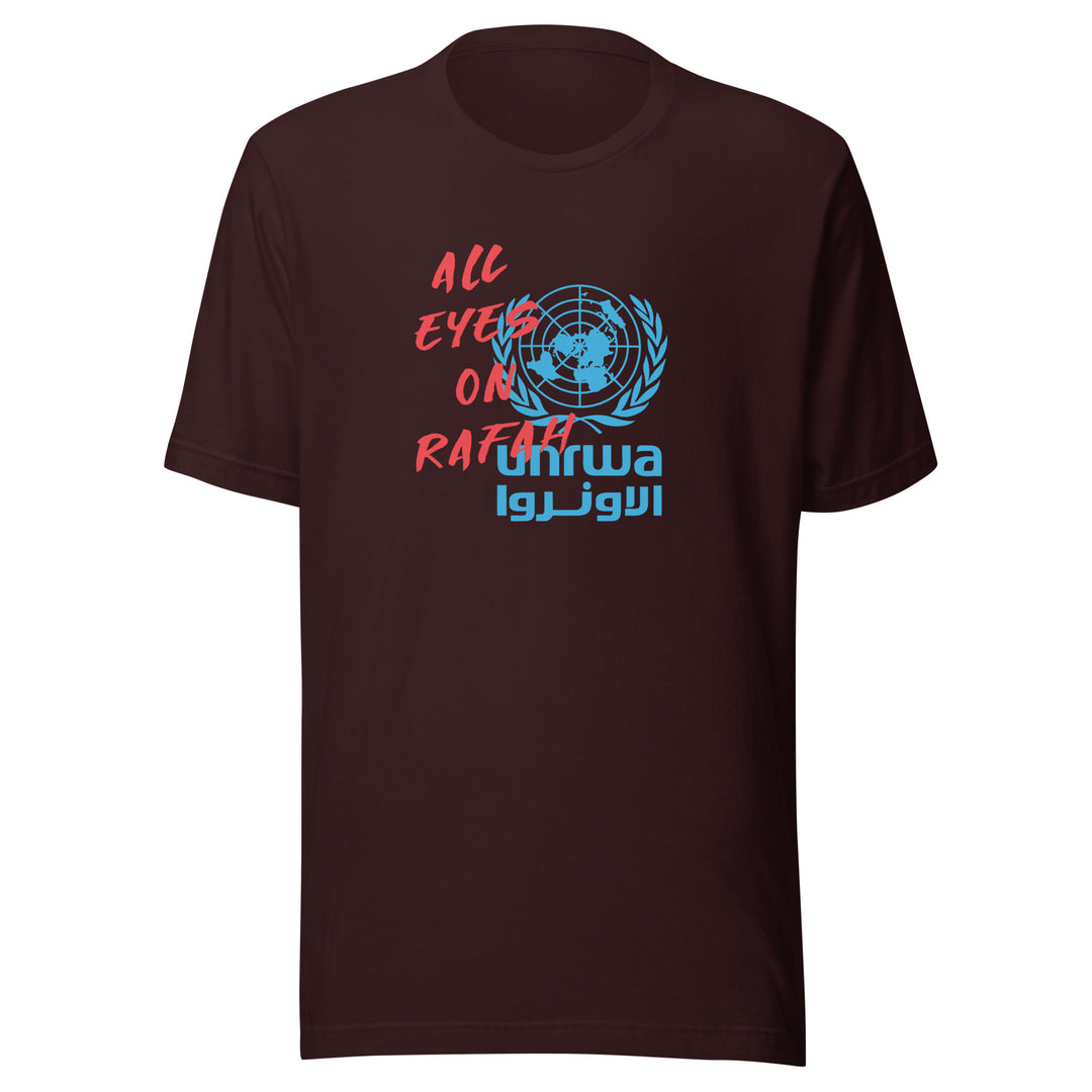 All Eyes on Rafah - Men’s T-Shirt, T Shirt Oxblood Black