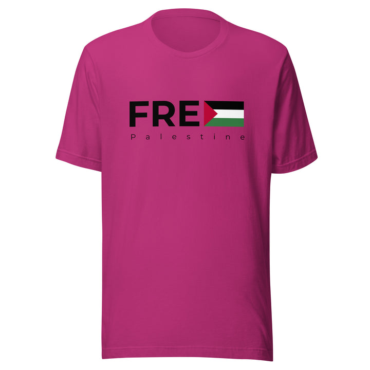 Free Palestine - Men’s T-Shirt, T Shirt Berry