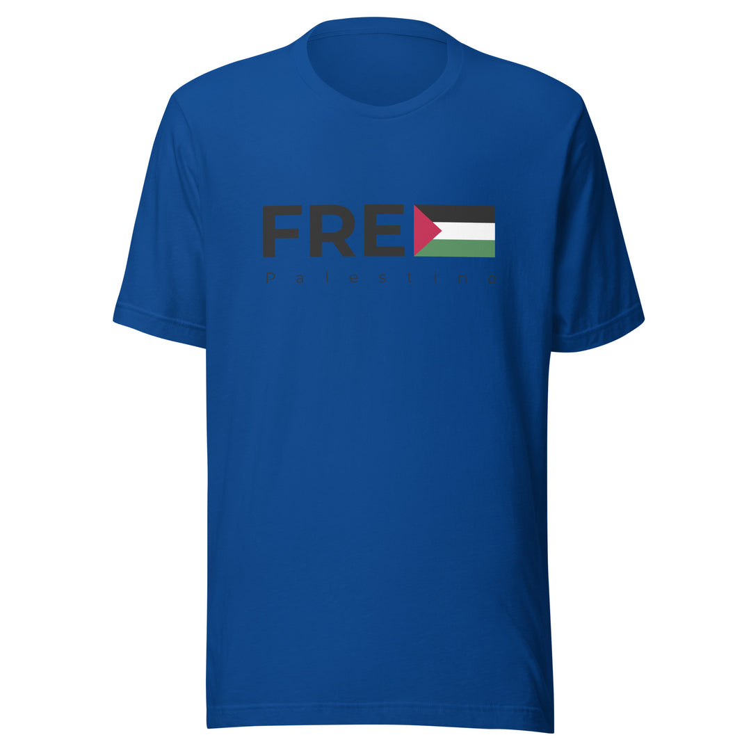 Free Palestine - Men’s T-Shirt, T Shirt True Royal