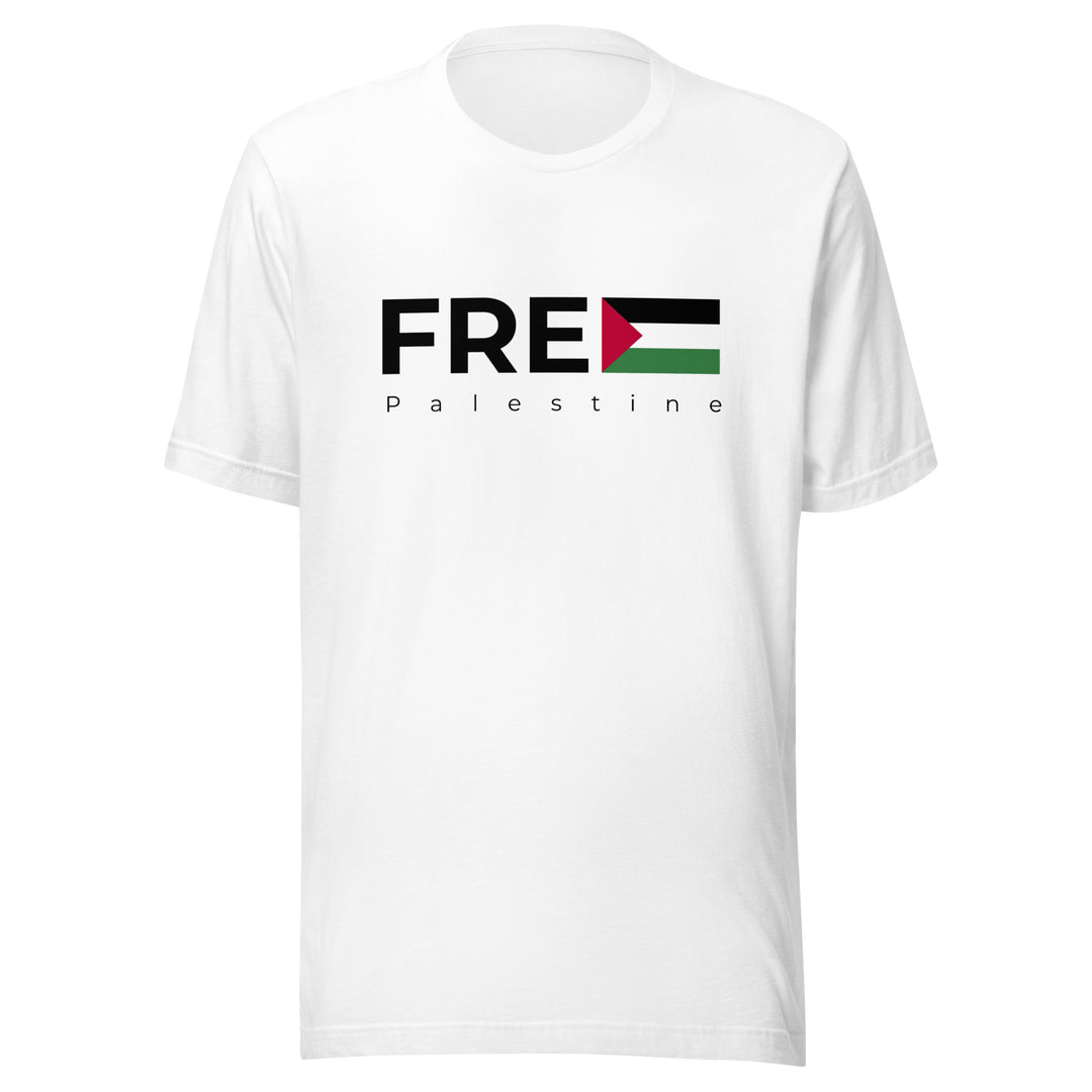 Free Palestine - Men’s T-Shirt, T Shirt White