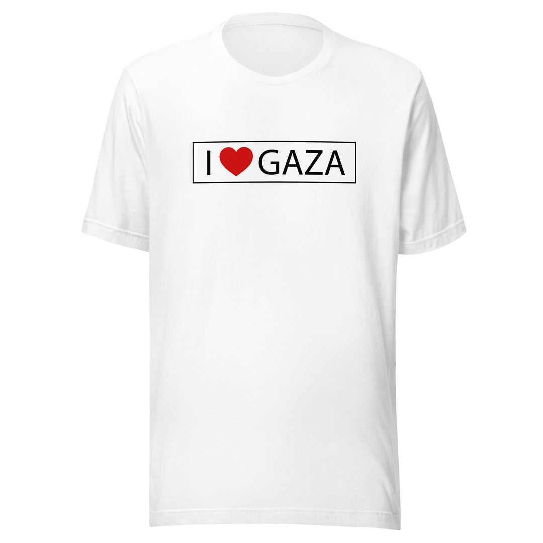 I Love Gaza - Men’s T-Shirt, T Shirt White