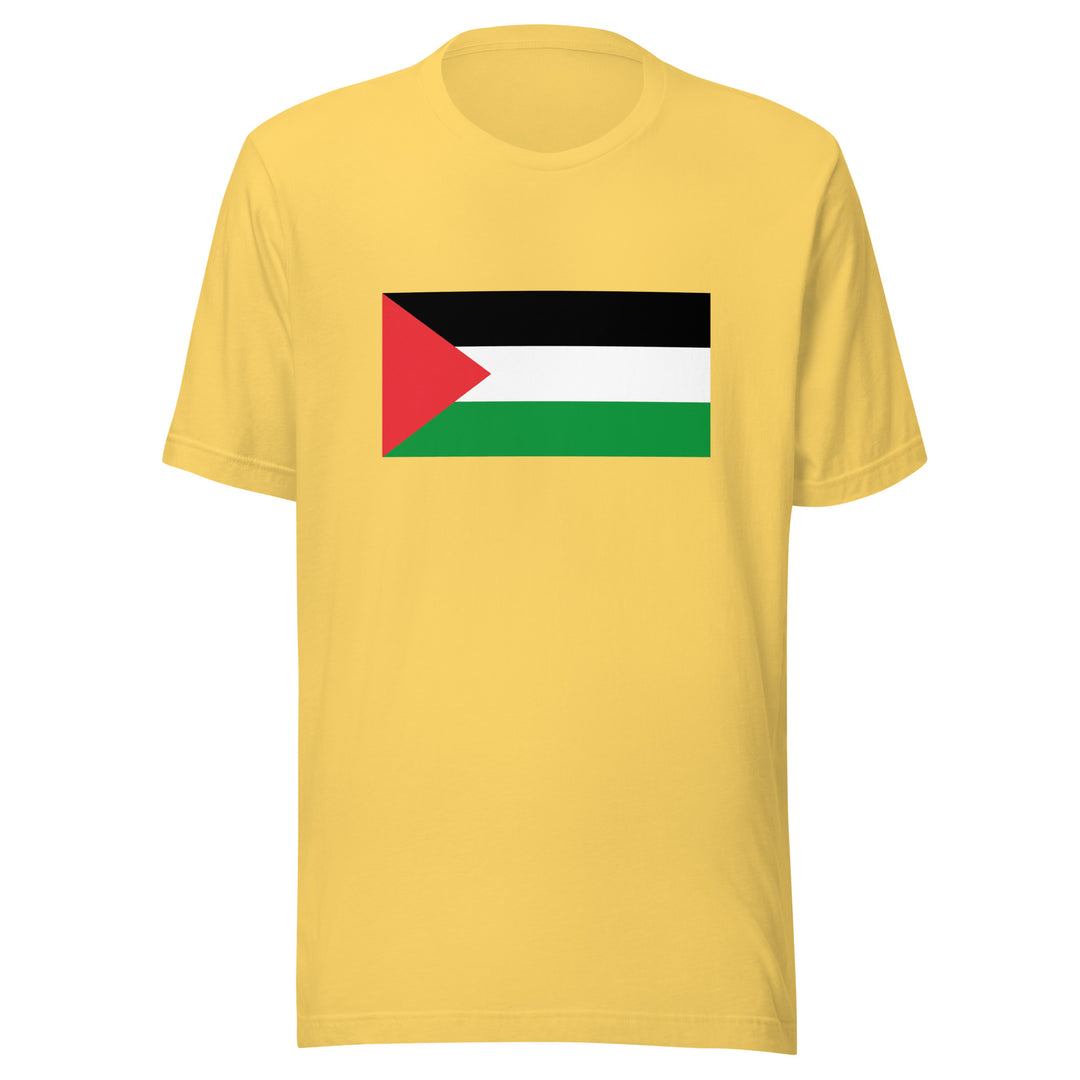 Palestine Flag - Men’s T-Shirt, T Shirt Yellow