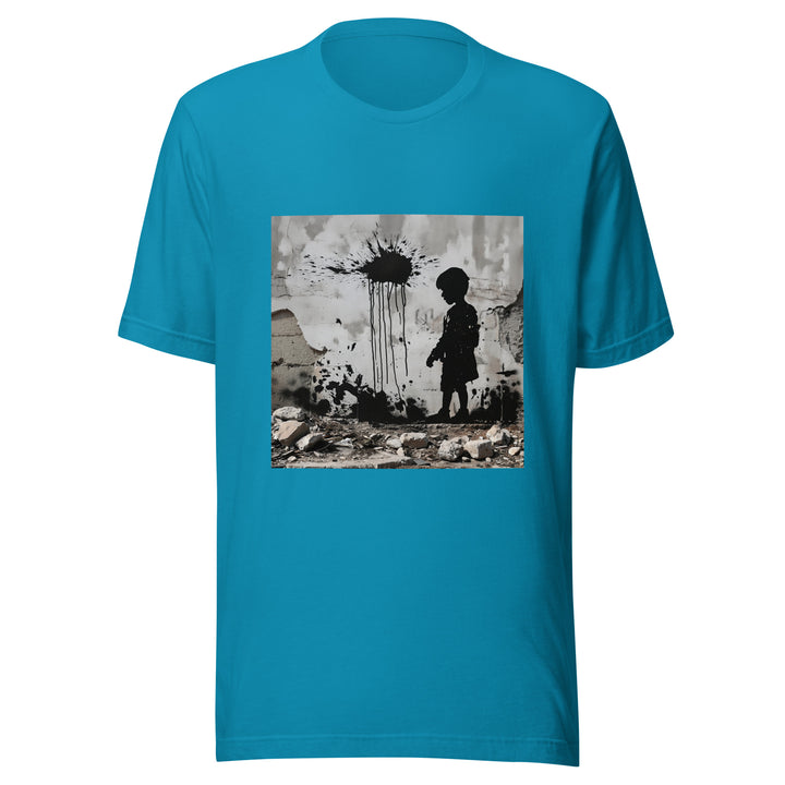 Palestine Wall - Men’s T-Shirt, T Shirt Aqua