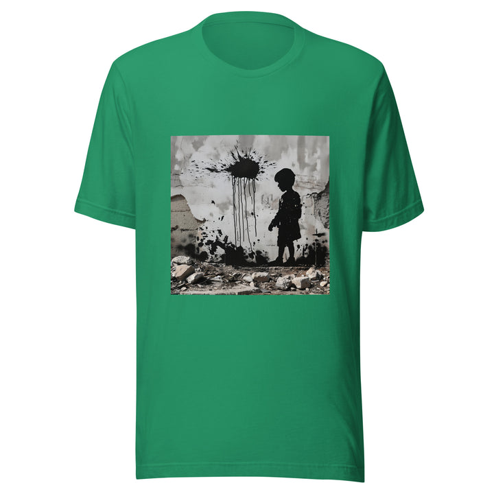 Palestine Wall - Men’s T-Shirt, T Shirt Kelly