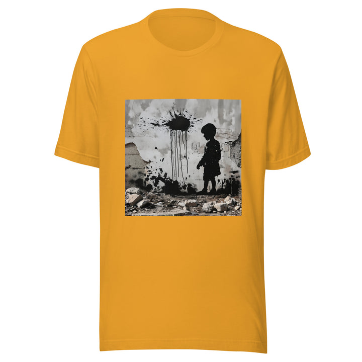 Palestine Wall - Men’s T-Shirt, T Shirt Mustard