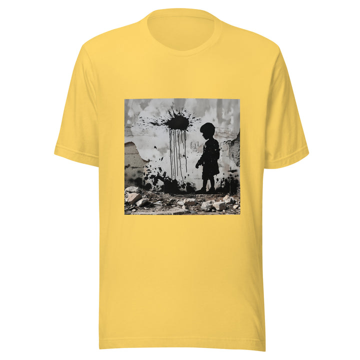 Palestine Wall - Men’s T-Shirt, T Shirt Yellow