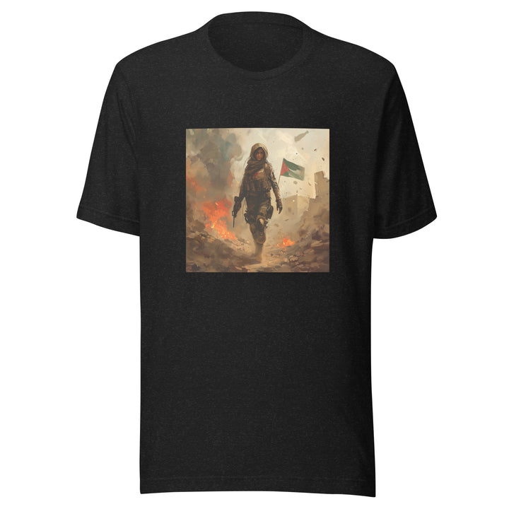 Resistance - Men’s T-Shirt, T Shirt Black Heather