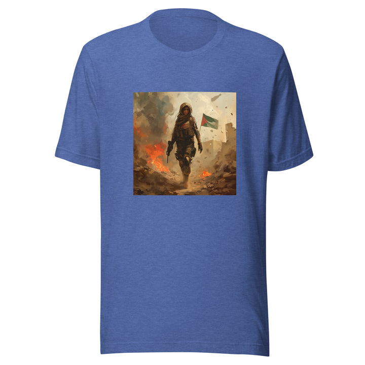 Resistance - Men’s T-Shirt, T Shirt Heather True Royal