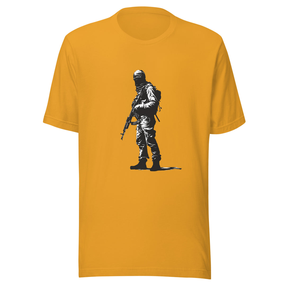 The Fighter - Men’s T-Shirt, T Shirt Mustard