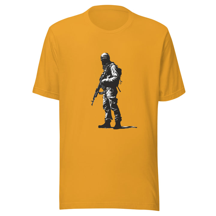 The Fighter - Men’s T-Shirt, T Shirt Mustard