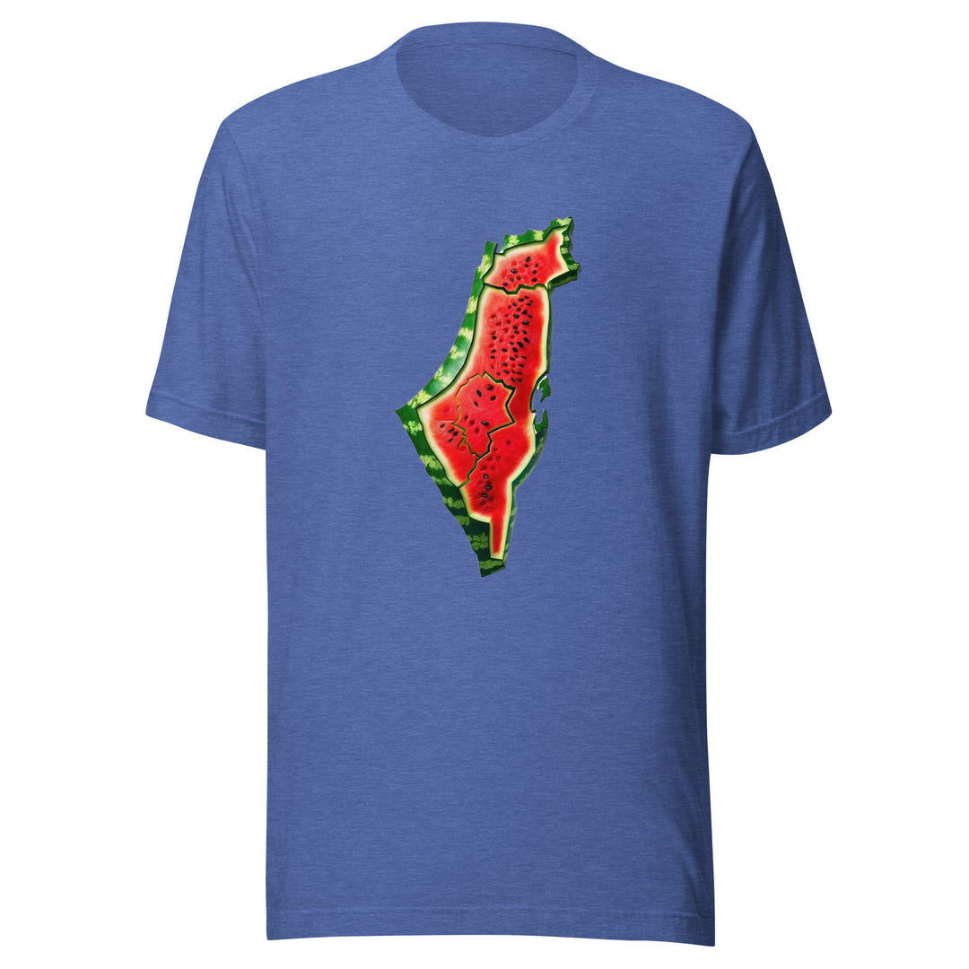 Watermelon - Men’s T-Shirt, T Shirt Heather True Royal