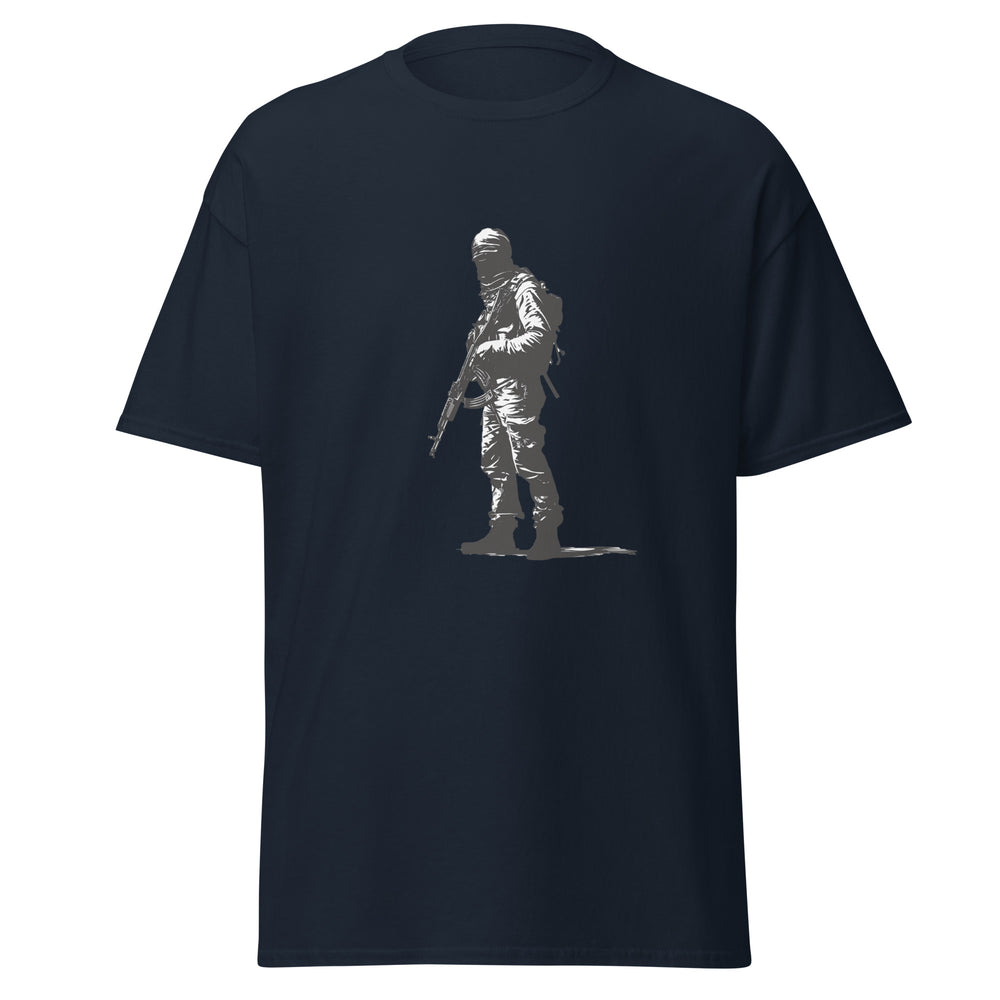 Men's Classic Tee - The Fighter, Navy