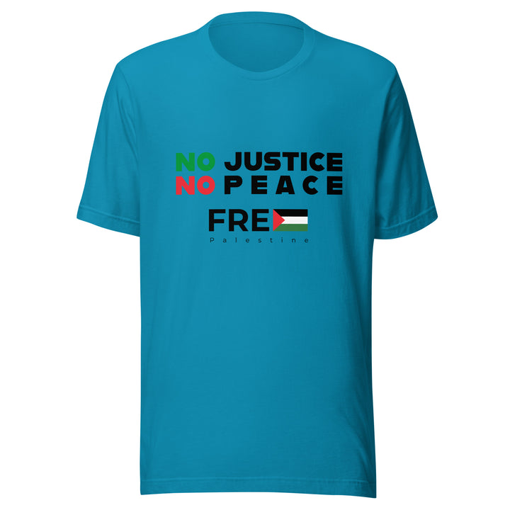 No Justice No Peace - Men T-Shirt, T Shirt Aqua