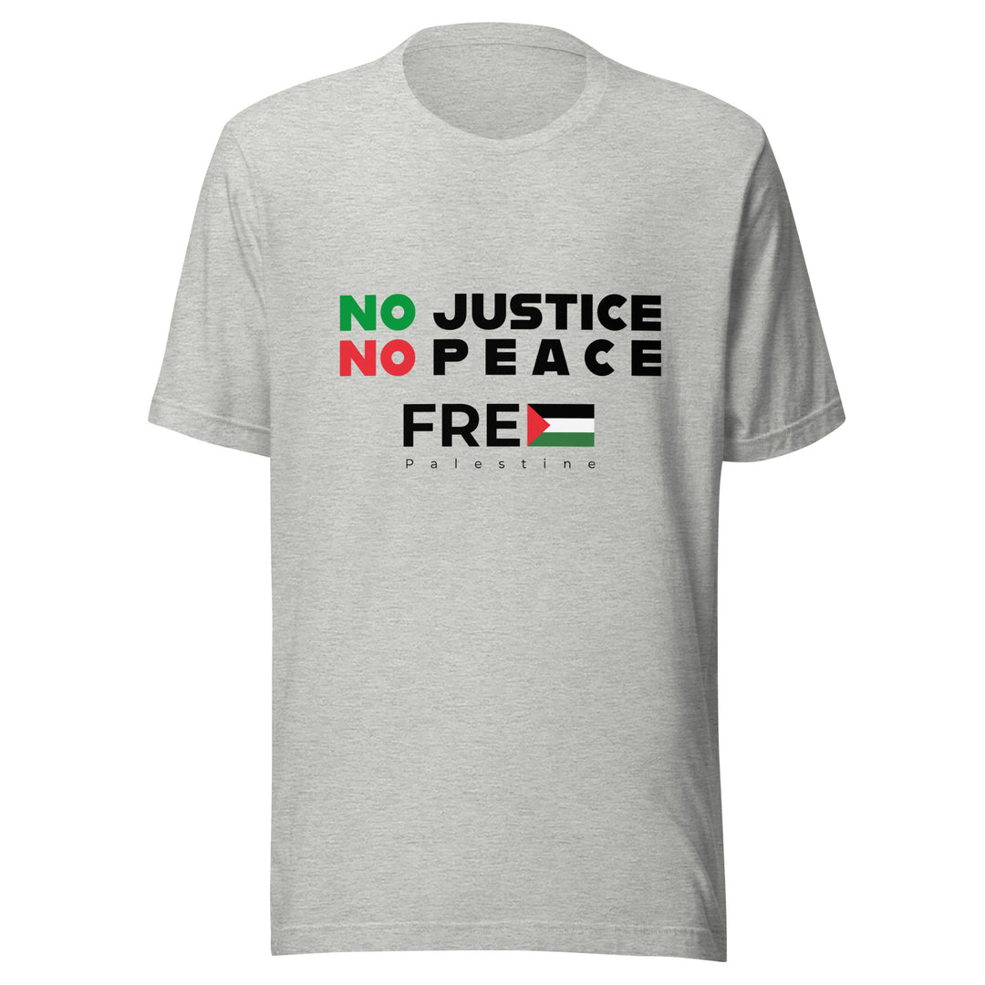No Justice No Peace - Men T-Shirt, T Shirt Athletic Heather