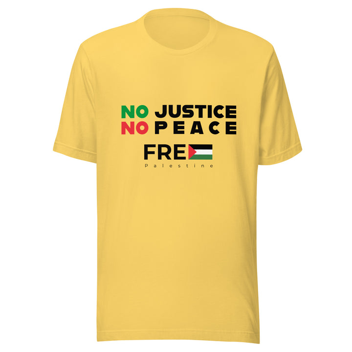 No Justice No Peace - Men T-Shirt, T Shirt Yellow