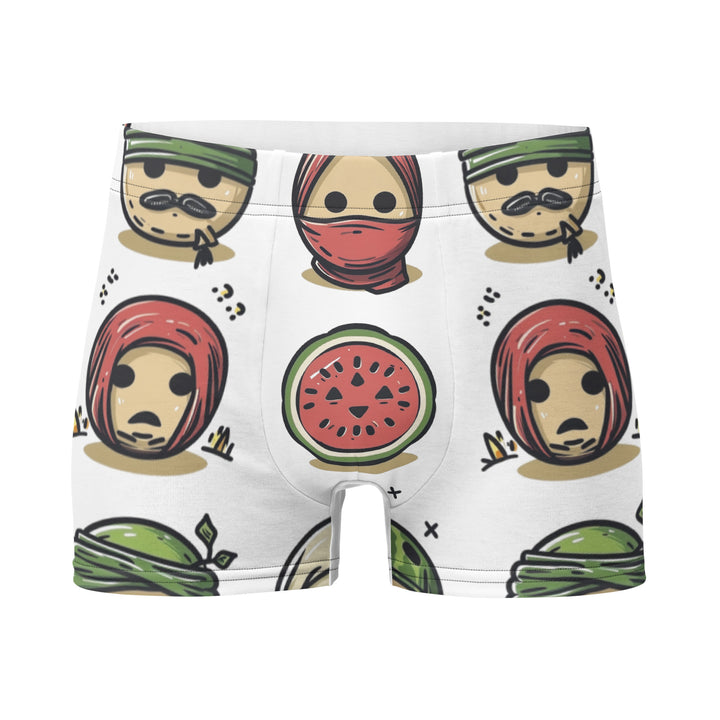 Palestine Emoji - Boxer Briefs, Boxer Briefs White