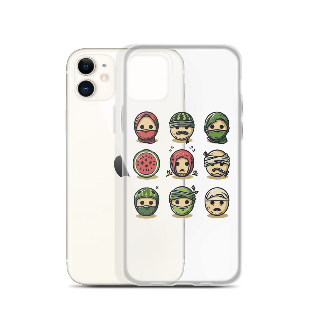 Palestine Emoji - Clear Case for iPhone®, iPhone iPhone 11 Case With Phone