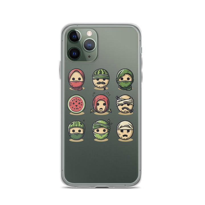 Palestine Emoji - Clear Case for iPhone®, iPhone iPhone 11 Pro Case On Phone