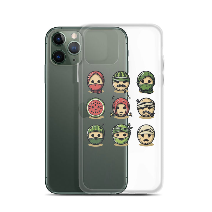 Palestine Emoji - Clear Case for iPhone®, iPhone iPhone 11 Pro Case With Phone