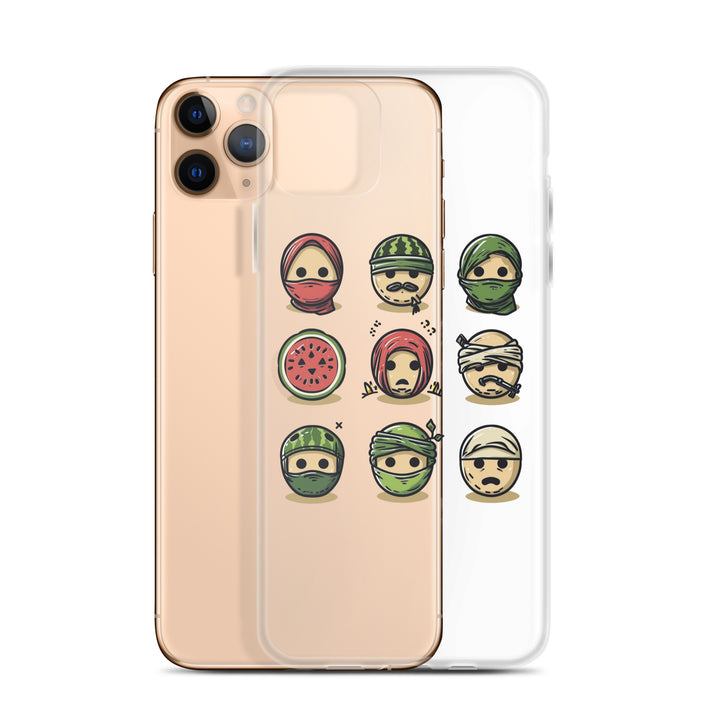 Palestine Emoji - Clear Case for iPhone®, iPhone iPhone 11 Pro Max Case With Phone