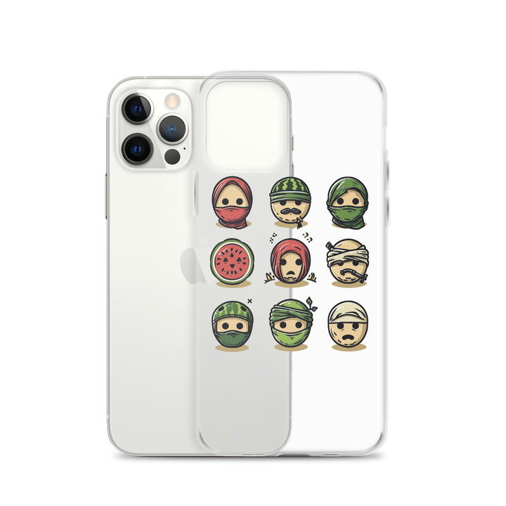 Palestine Emoji - Clear Case for iPhone®, iPhone iPhone 12 Pro Case With Phone