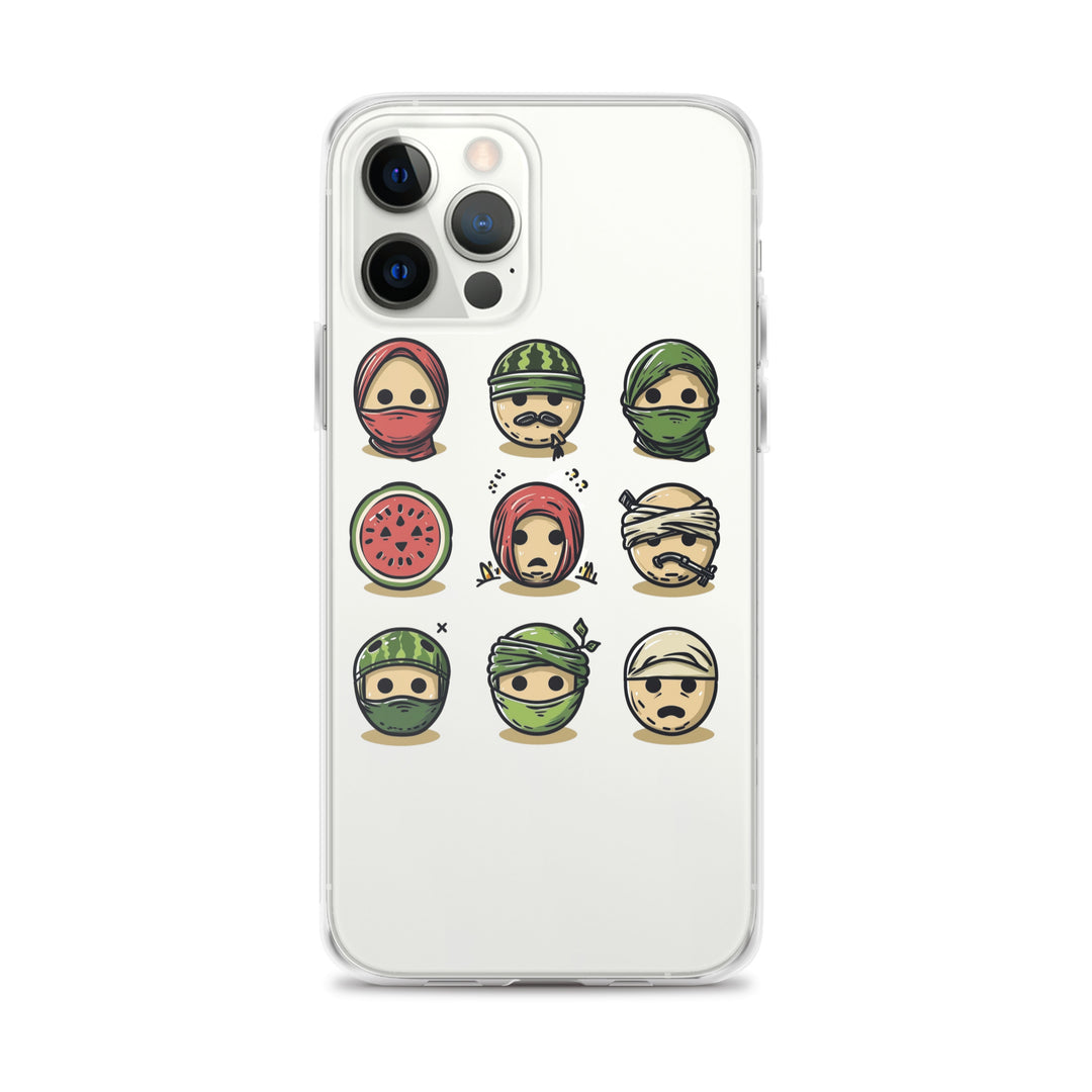 Palestine Emoji - Clear Case for iPhone®, iPhone iPhone 12 Pro Max Case On Phone