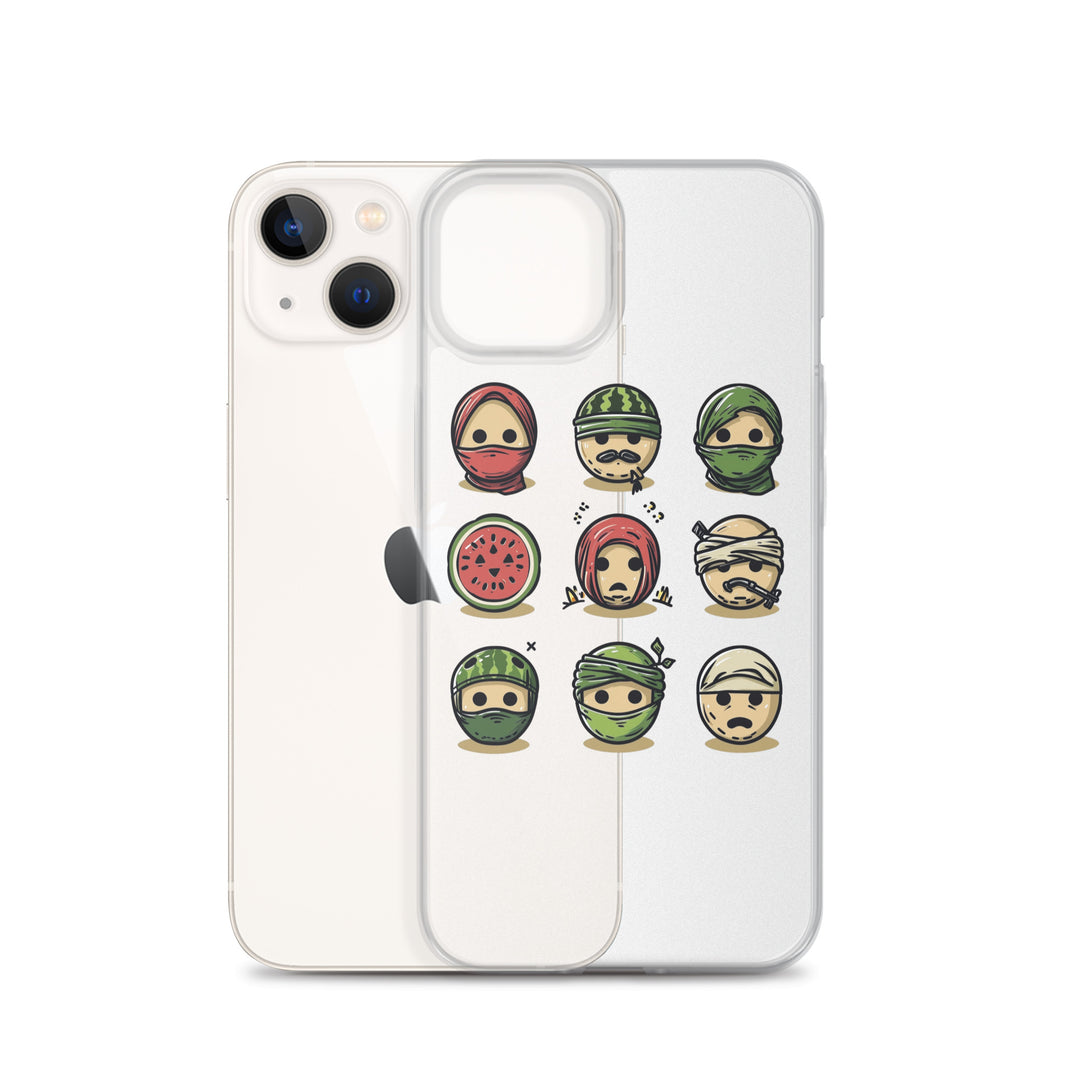 Palestine Emoji - Clear Case for iPhone®, iPhone iPhone 13 Case With Phone