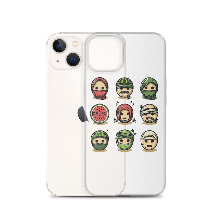 Palestine Emoji - Clear Case for iPhone®, iPhone iPhone 13 Case With Phone