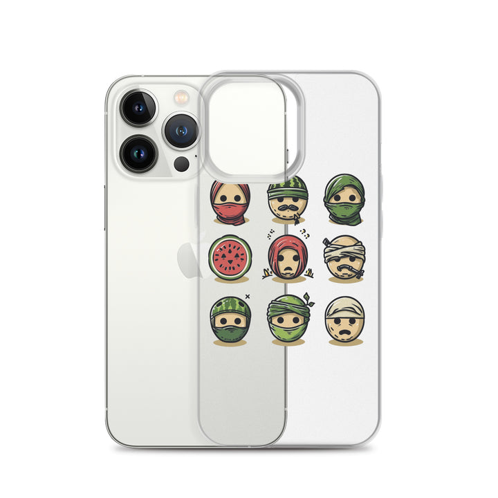 Palestine Emoji - Clear Case for iPhone®, iPhone iPhone 13 Pro Case With Phone