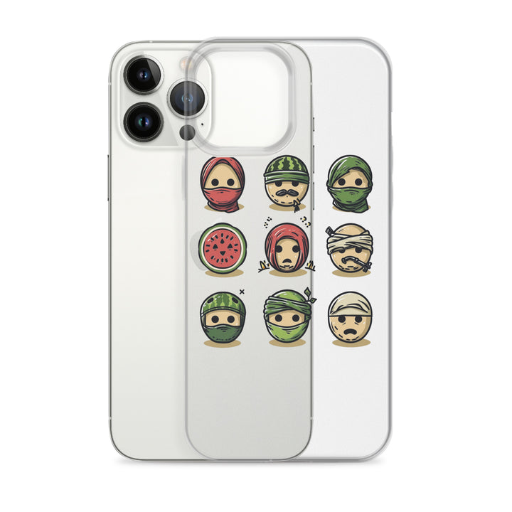 Palestine Emoji - Clear Case for iPhone®, iPhone iPhone 13 Pro Max Case With Phone