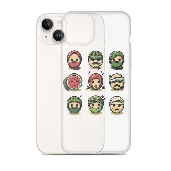 Palestine Emoji - Clear Case for iPhone®, iPhone iPhone 14 Plus Case With Phone