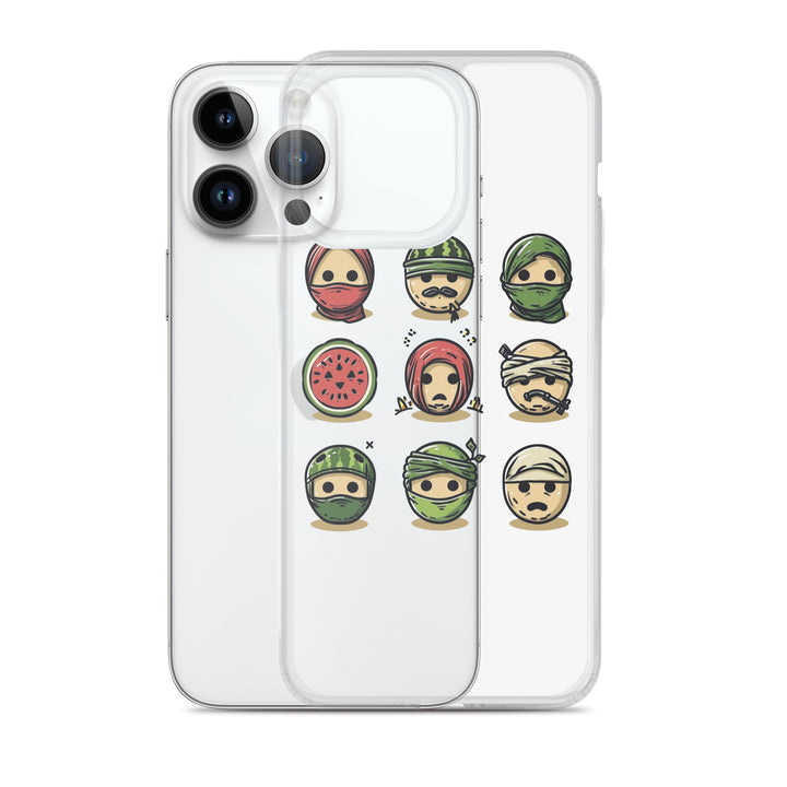 Palestine Emoji - Clear Case for iPhone®, iPhone iPhone 14 Pro Max Case With Phone
