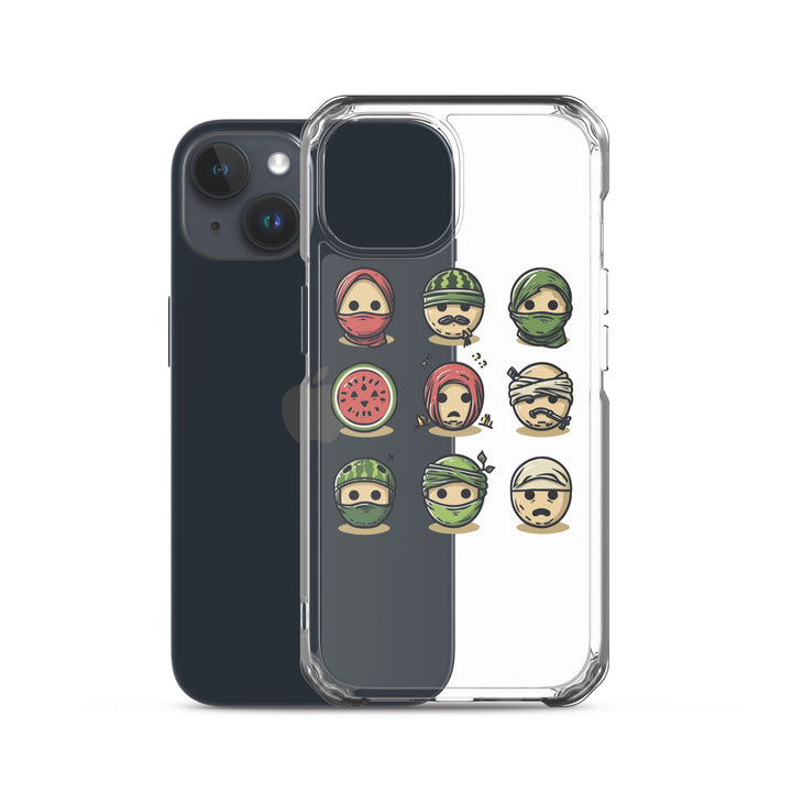 Palestine Emoji - Clear Case for iPhone®, iPhone iPhone 15 Case With Phone