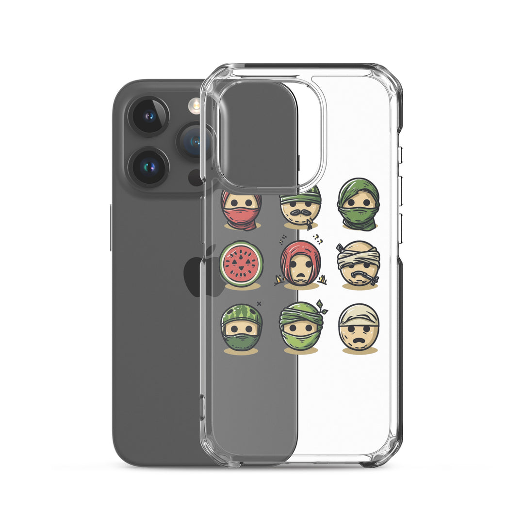 Palestine Emoji - Clear Case for iPhone®, iPhone iPhone 15 Pro Case With Phone