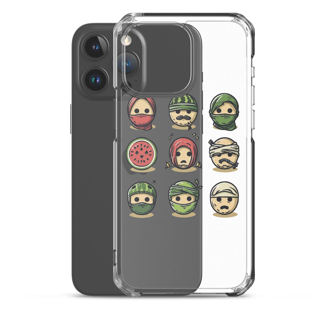 Palestine Emoji - Clear Case for iPhone®, iPhone iPhone 15 Pro Max Case With Phone