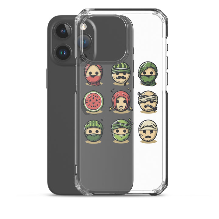 Palestine Emoji - Clear Case for iPhone®, iPhone iPhone 15 Pro Max Case With Phone