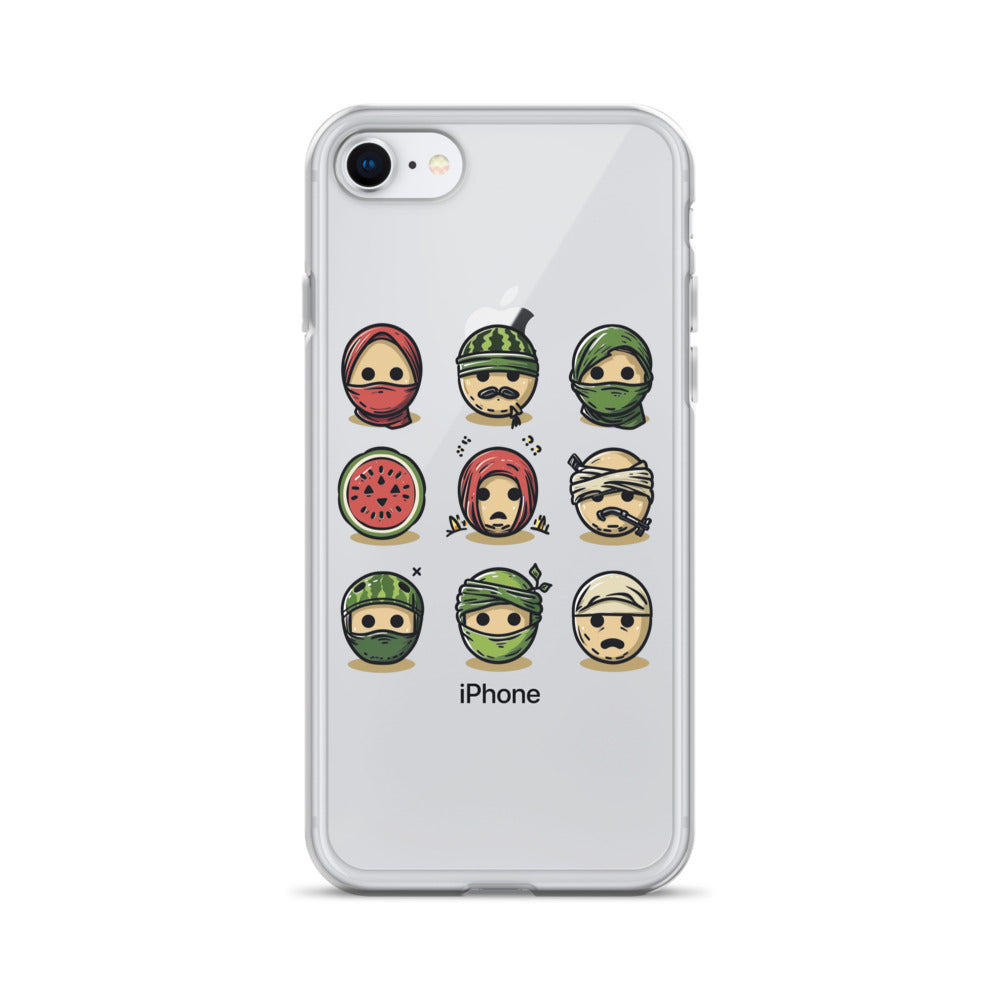 Palestine Emoji - Clear Case for iPhone®, iPhone iPhone 7 8 Case On Phone