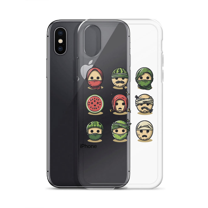 Palestine Emoji - Clear Case for iPhone®, iPhone iPhone X Xs Case With Phone