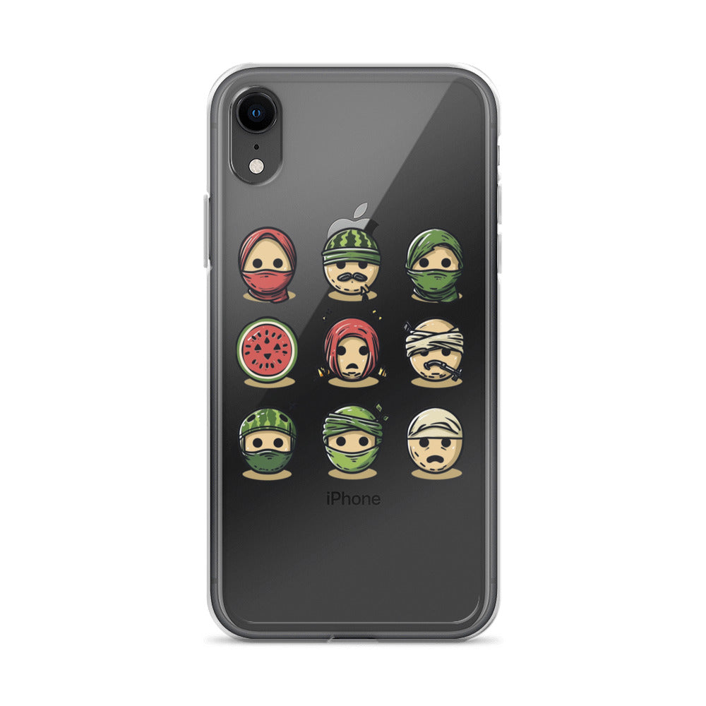 Palestine Emoji - Clear Case for iPhone®, iPhone iPhone Xr Case On Phone