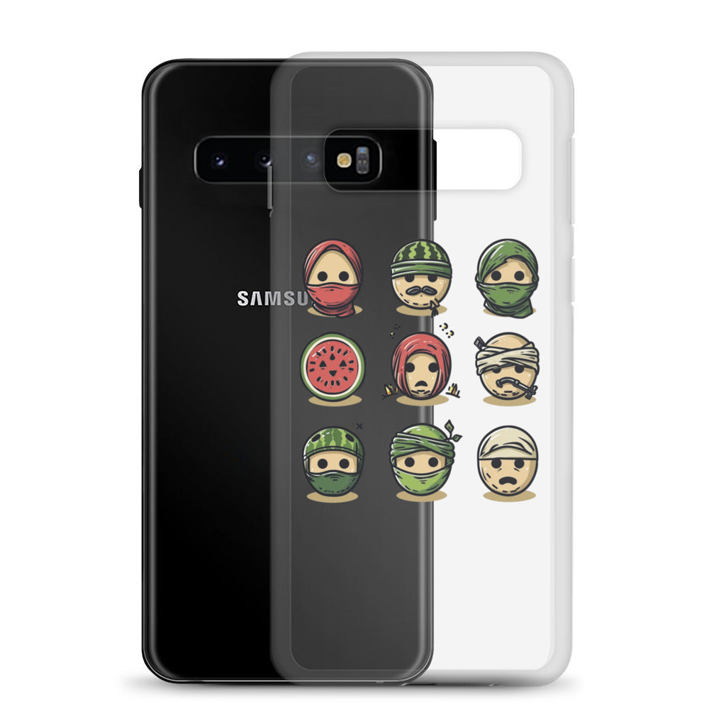 Palestine Emoji - Clear Case for Samsung®, Samsung Samsung Galaxy S10 Case With Phone