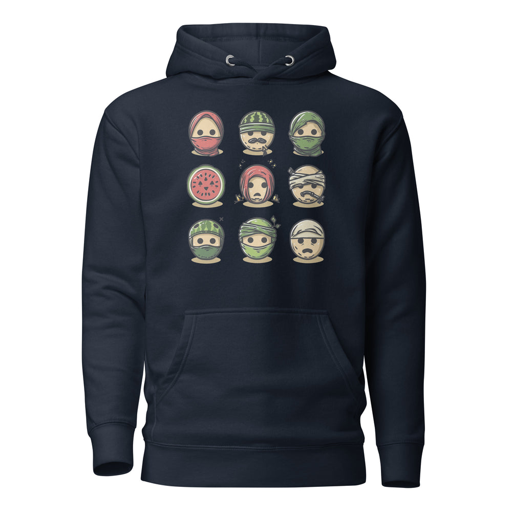 Palestine Emoji - Men’s Hoodie, Navy Blazer