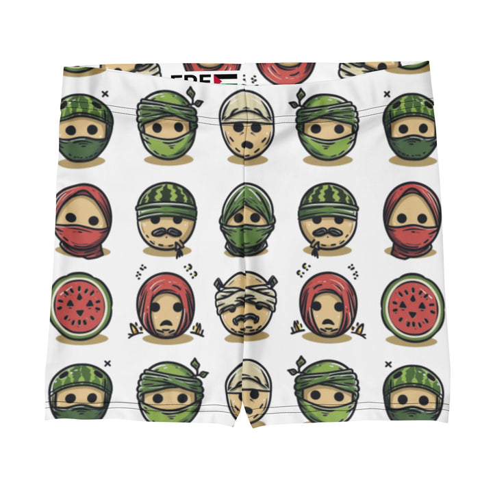 Palestine Emoji - Shorts, White