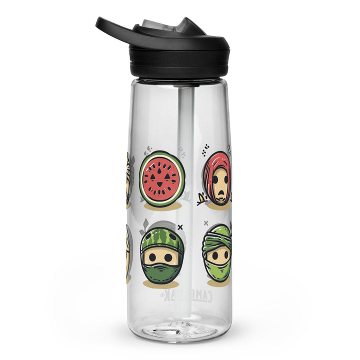 Palestine Emoji - Sports Water Bottle
