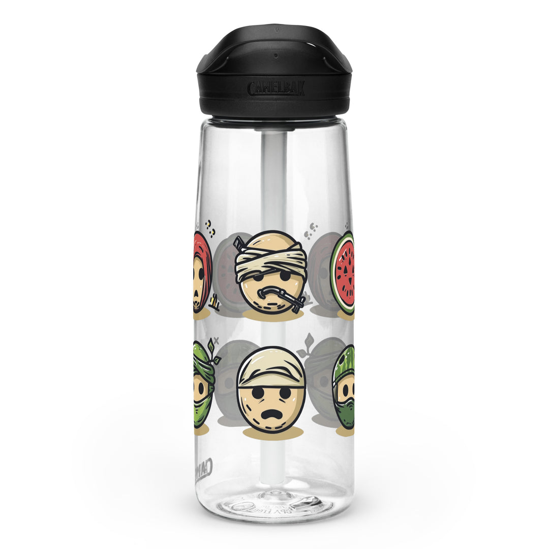 Palestine Emoji - Sports Water Bottle
