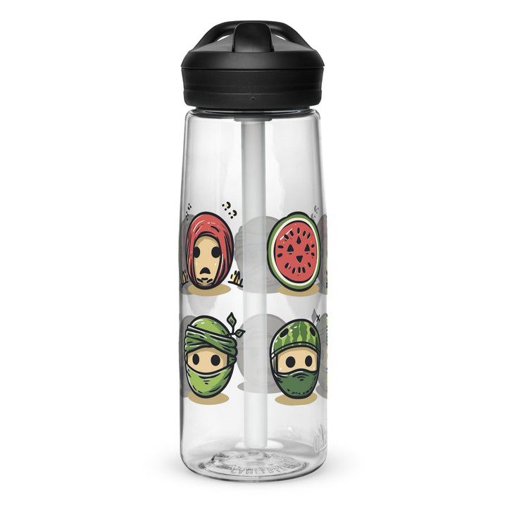 Palestine Emoji - Sports Water Bottle