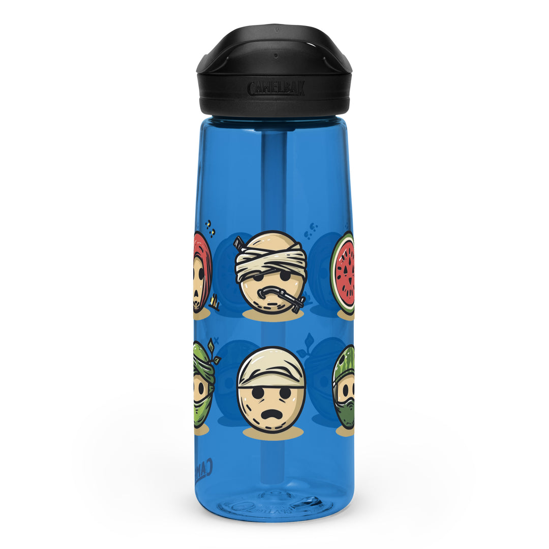 Palestine Emoji - Sports Water Bottle, Oxford Blue