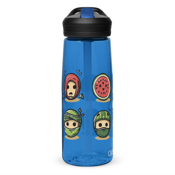 Palestine Emoji - Sports Water Bottle, Oxford Blue