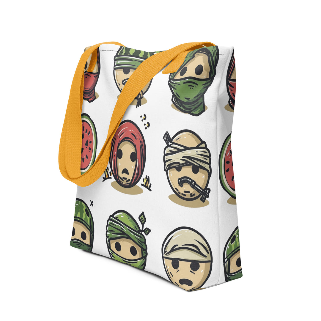 Palestine Emoji - Tote Bag, Yellow 15x15