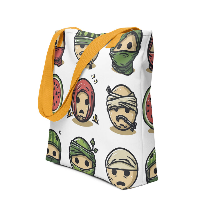 Palestine Emoji - Tote Bag, Yellow 15x15